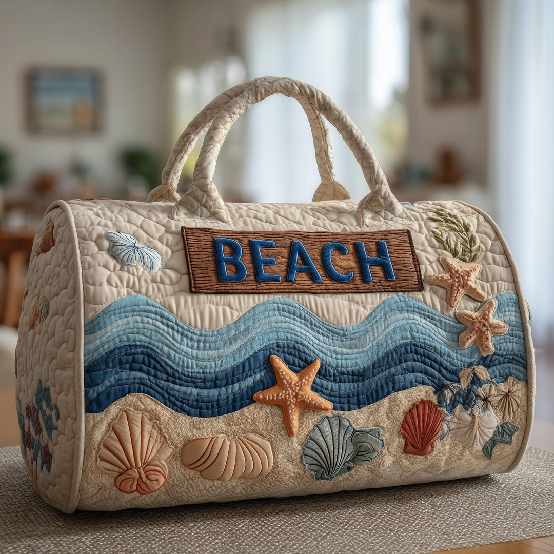 Marjolein™ | Tropical Beach Quilted Weekend Bag