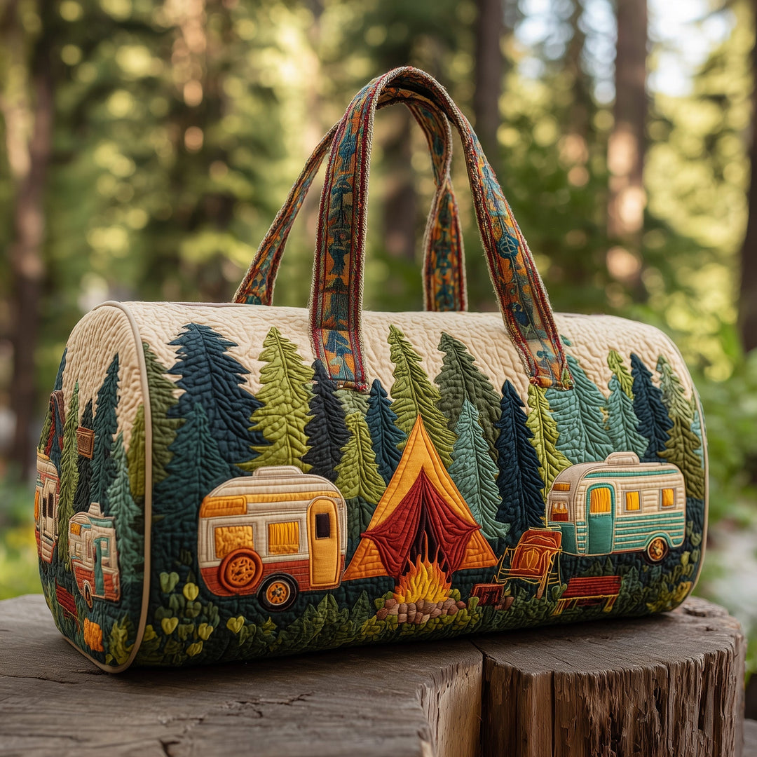 Trijntje™ | Woodland Camp Retreat Quilted Weekend Bag