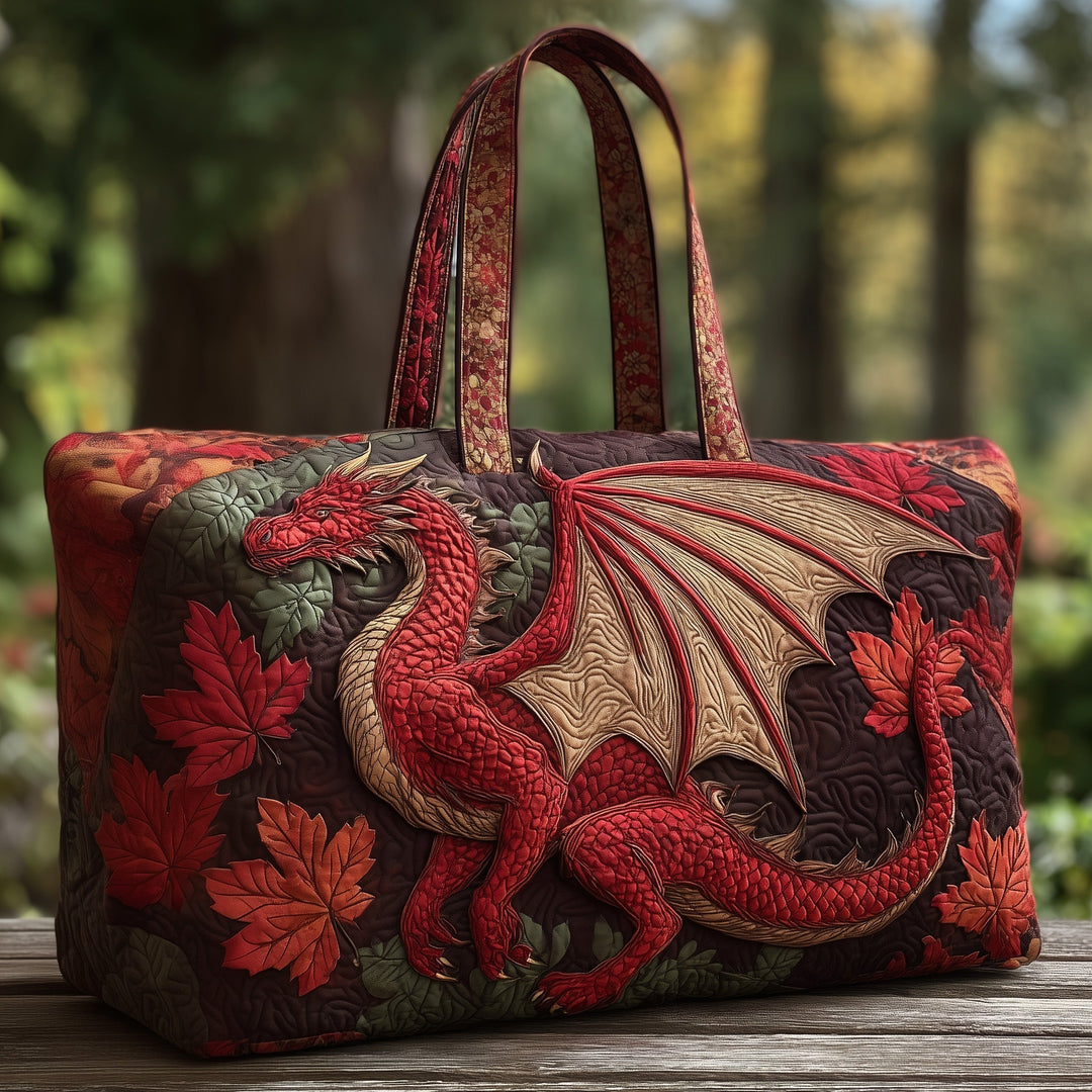 Rozemarijn™ | Majestic Dragon Quilted Weekend Bag