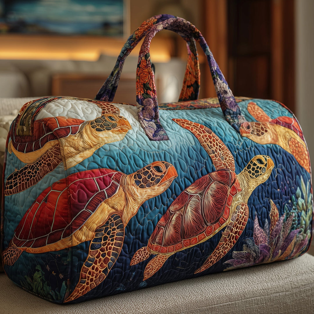 Gilberte™ | Turtle Quilted Weekend Bag