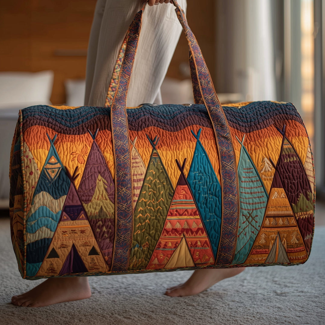 Etheldreda™ | Tribal Comfort Quilted Weekend Bag