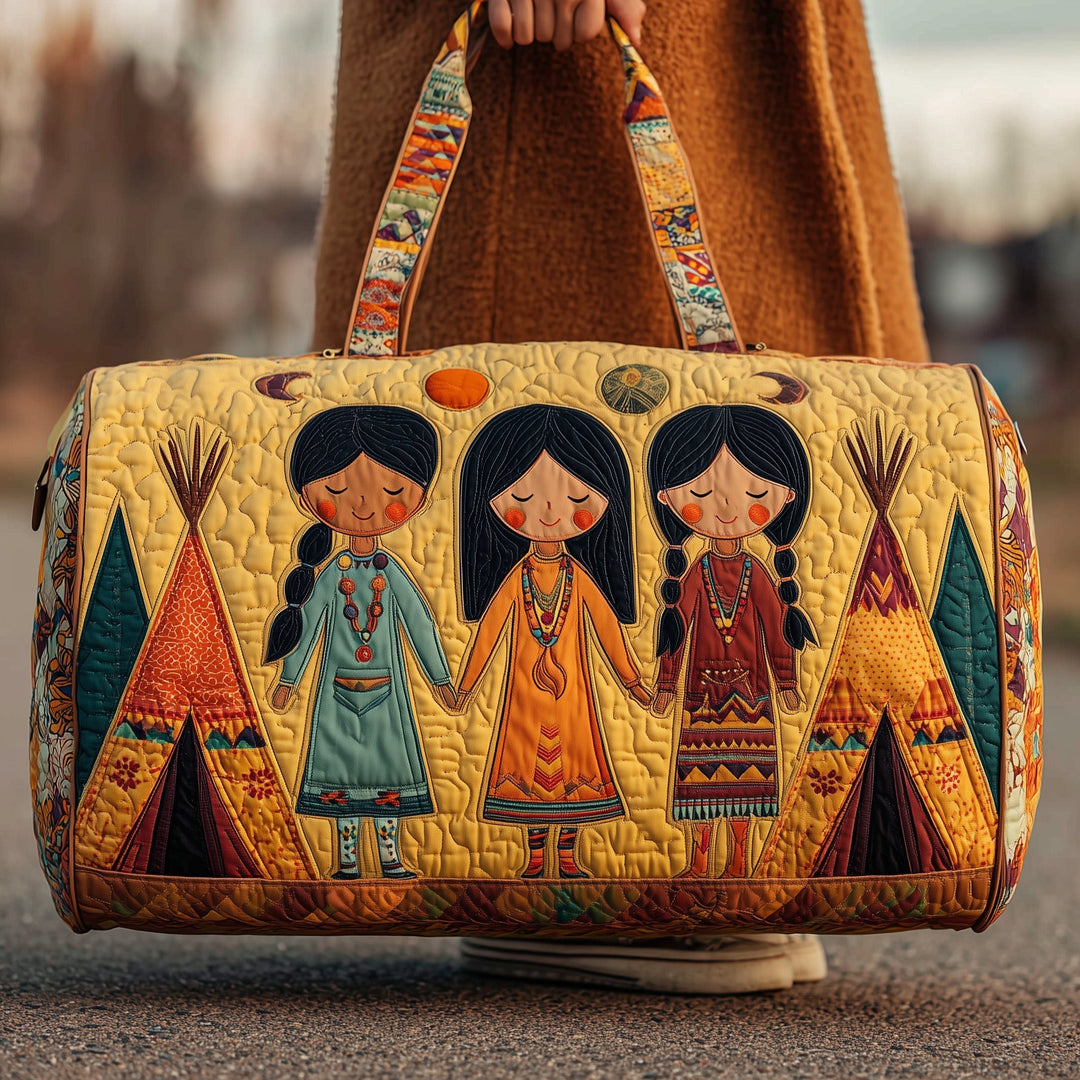 Ermengarde™ | Tribal Comfort Quilted Weekend Bag