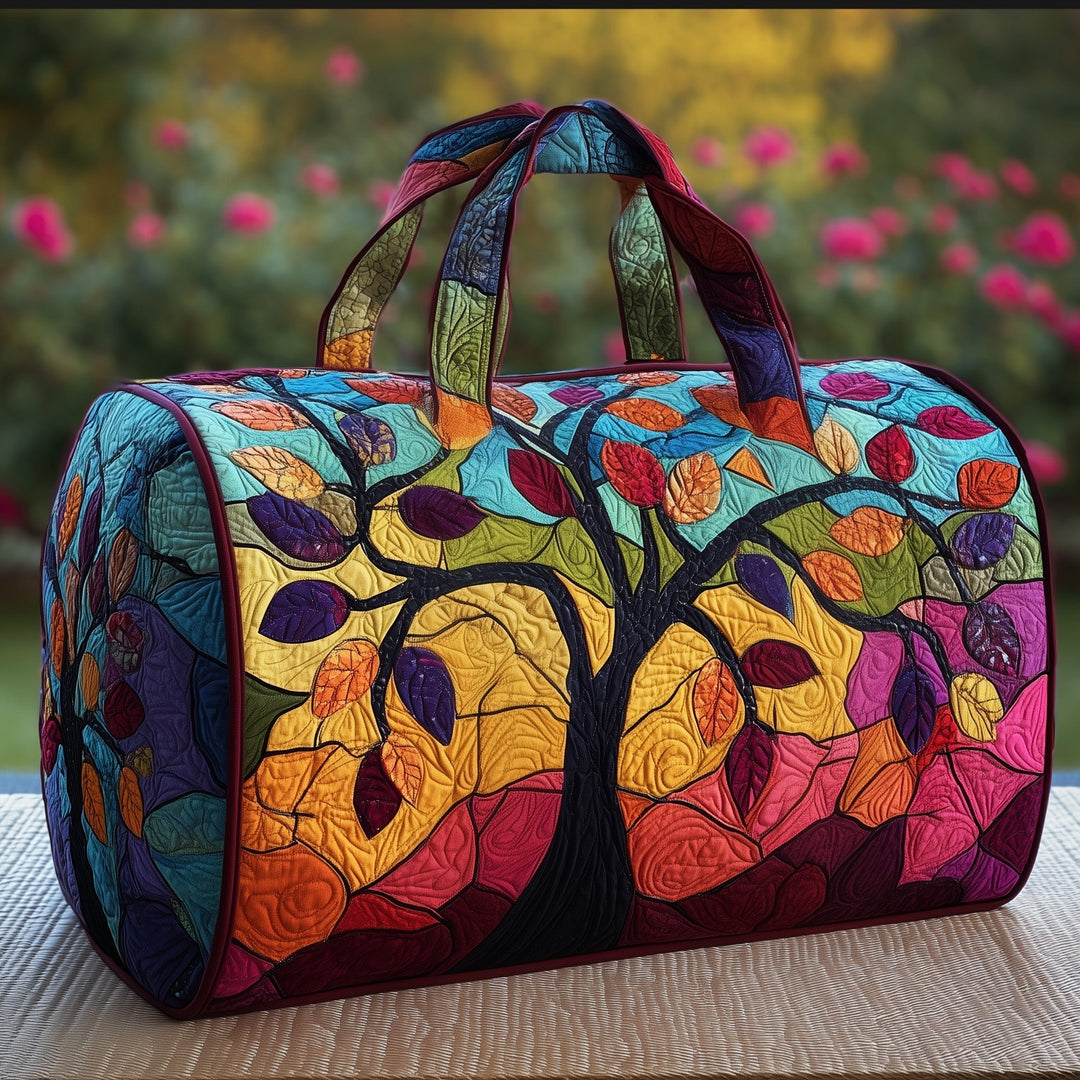 Donatella™ | Tree of Life Quilted Weekend Bag