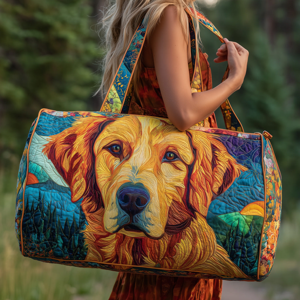 Aafke™ | Golden Retrievers Quilted Weekend Bag