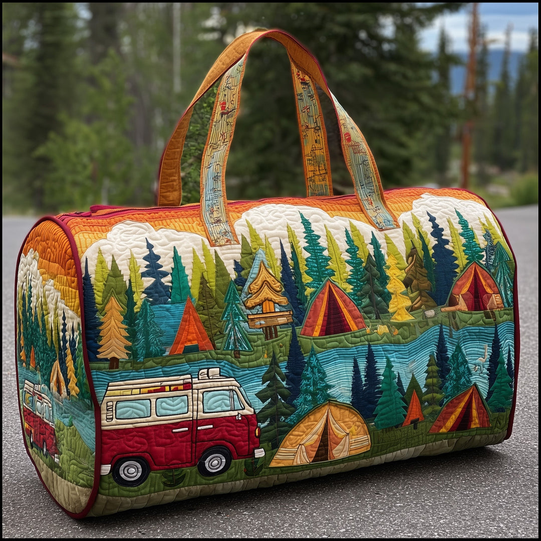 Ermintrude™ | Cozy Camper Quilted Weekend Bag