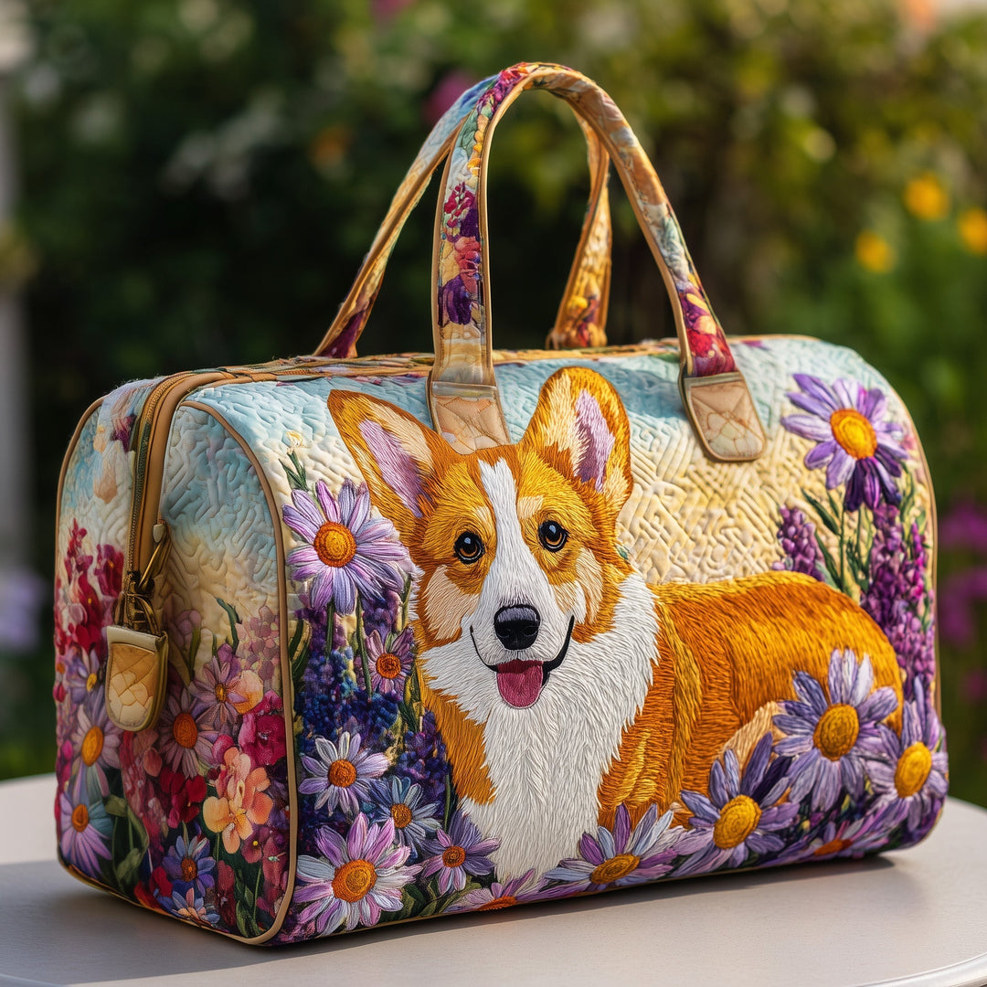 Richenda™ | Corgi Quilted Weekend Bag
