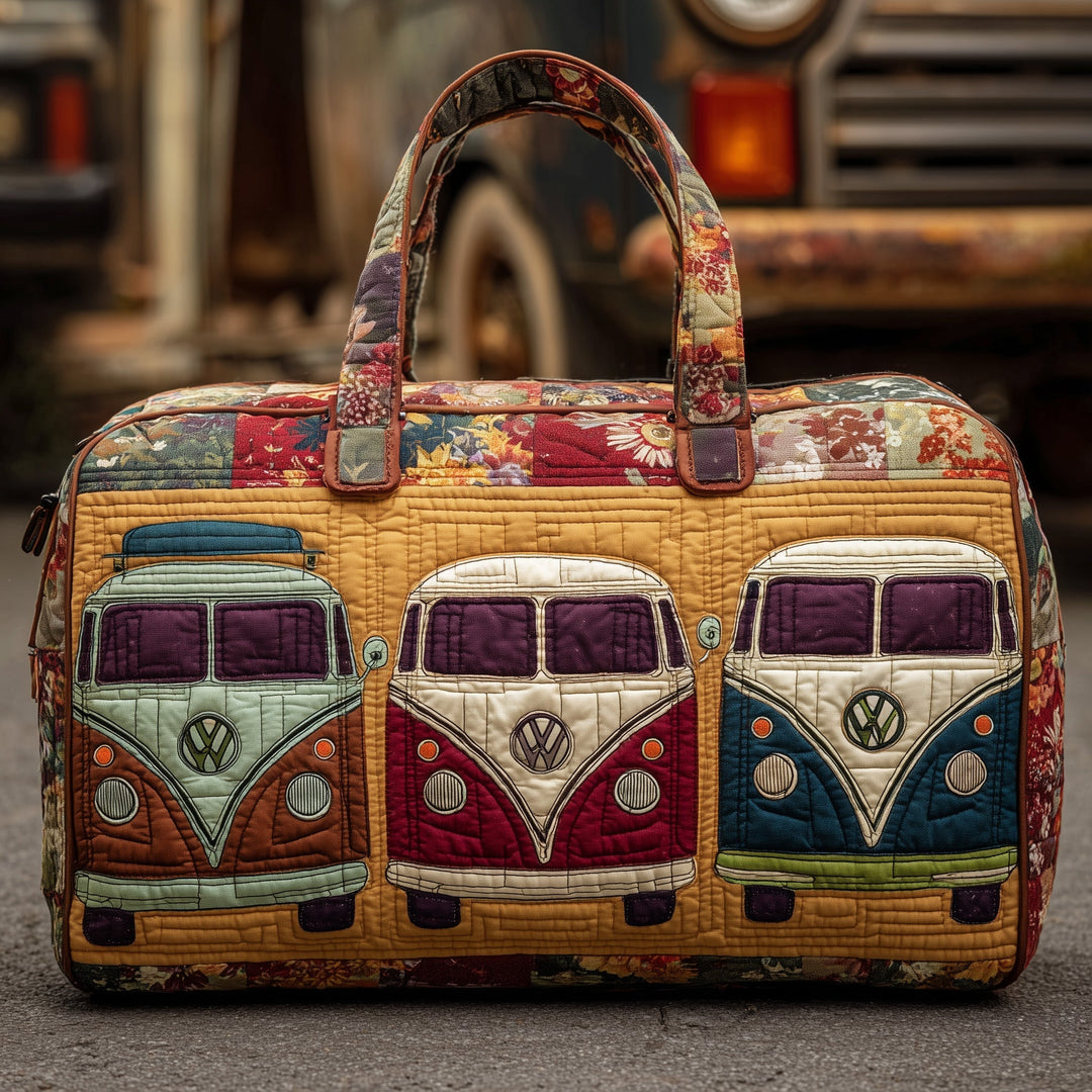 Trijntje™ | Vintage Camper Quilted Weekend Bag