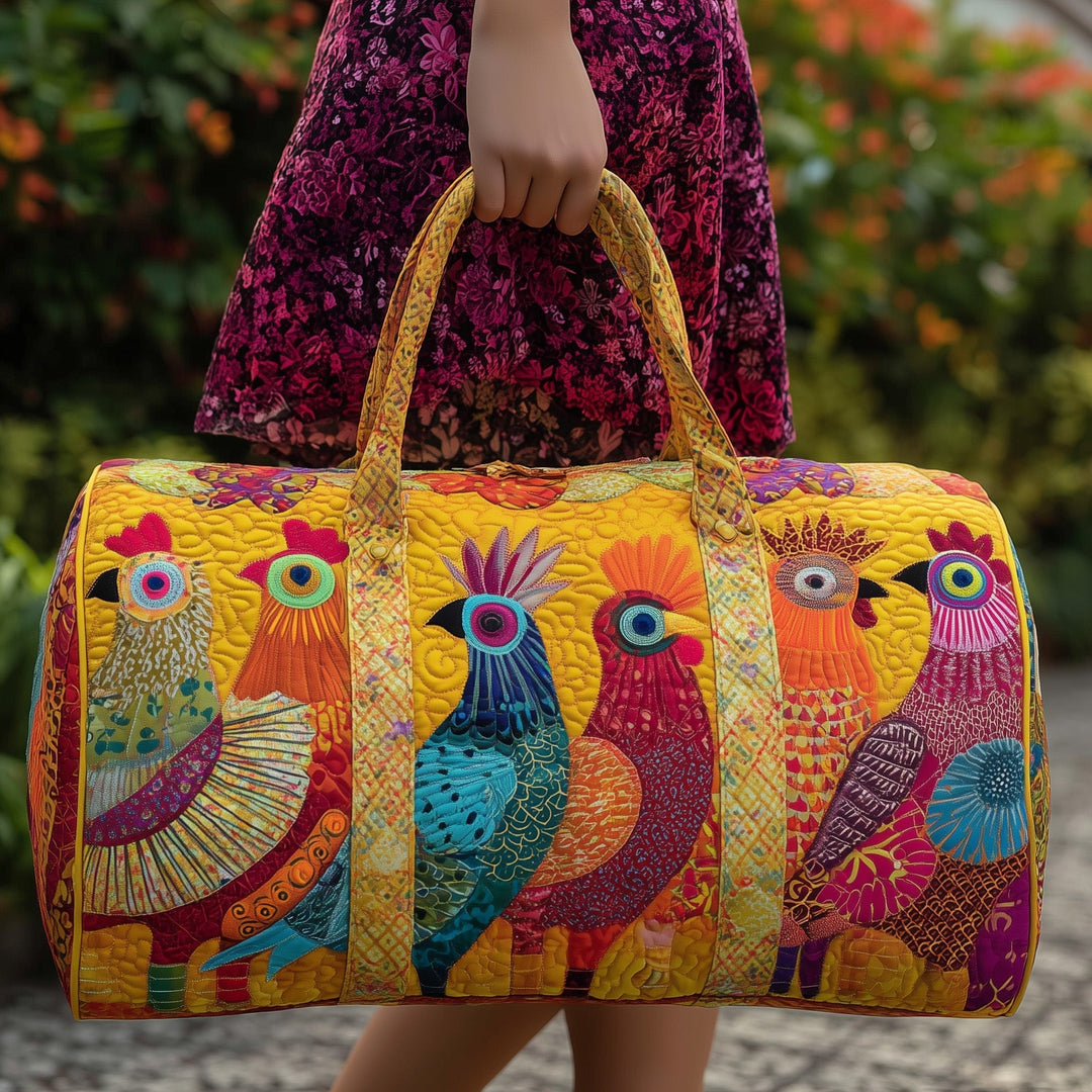 Rachild™ | Sunshine Chicken Quilted Weekend Bag