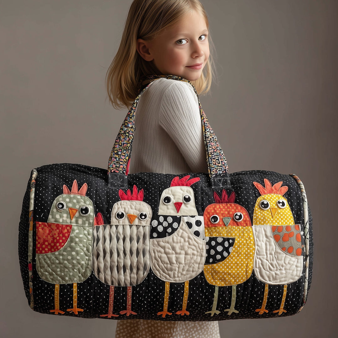 Ninon™ | Funky Chicken Quilted Weekend Bag