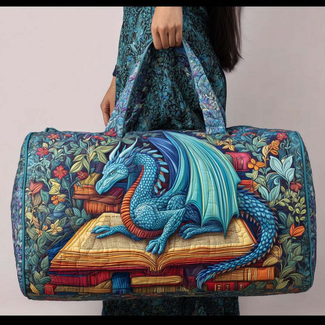 Hilde™ | Vintage Dragon Quilted Weekend Bag