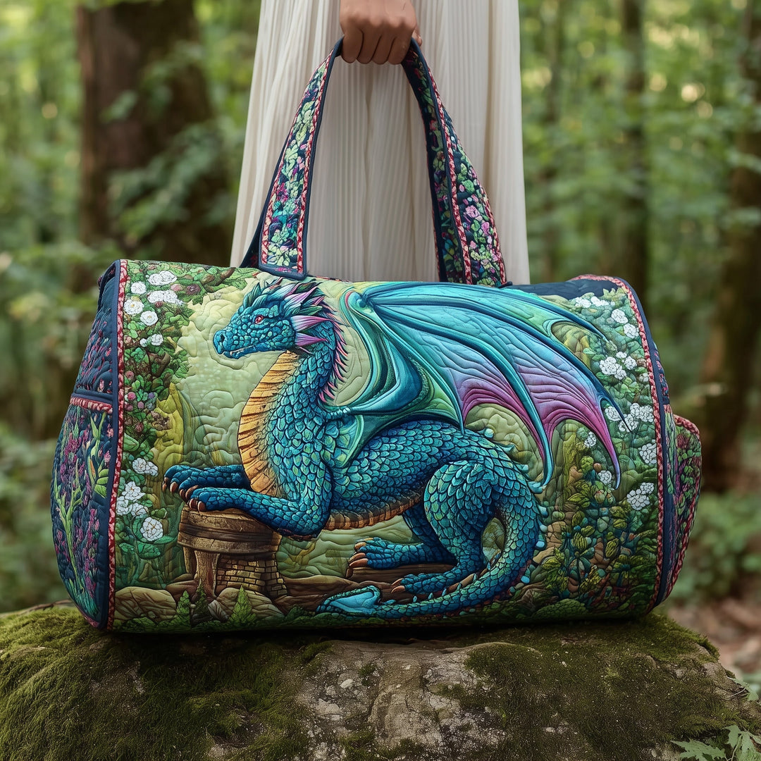 Filippa™ | Forest Dragon Quilted Weekend Bag