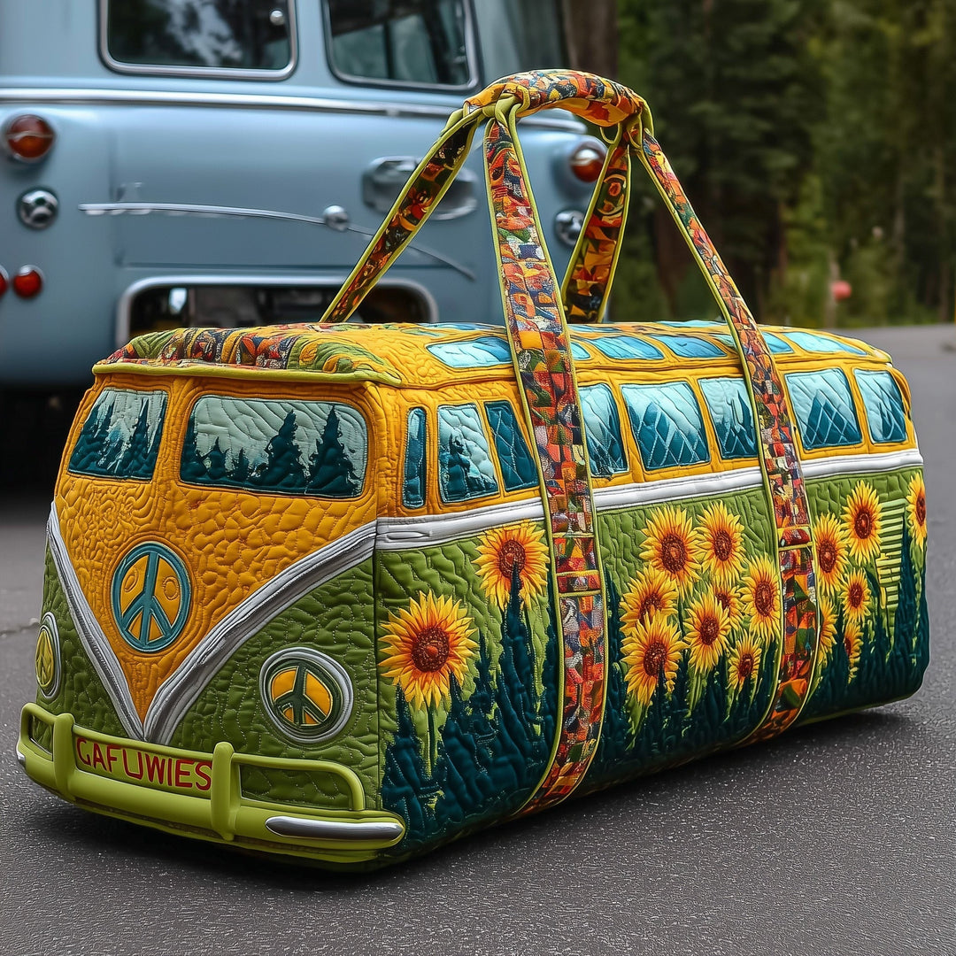 Aspasia™ | Hippie Sunflower Quilted Weekend Bag