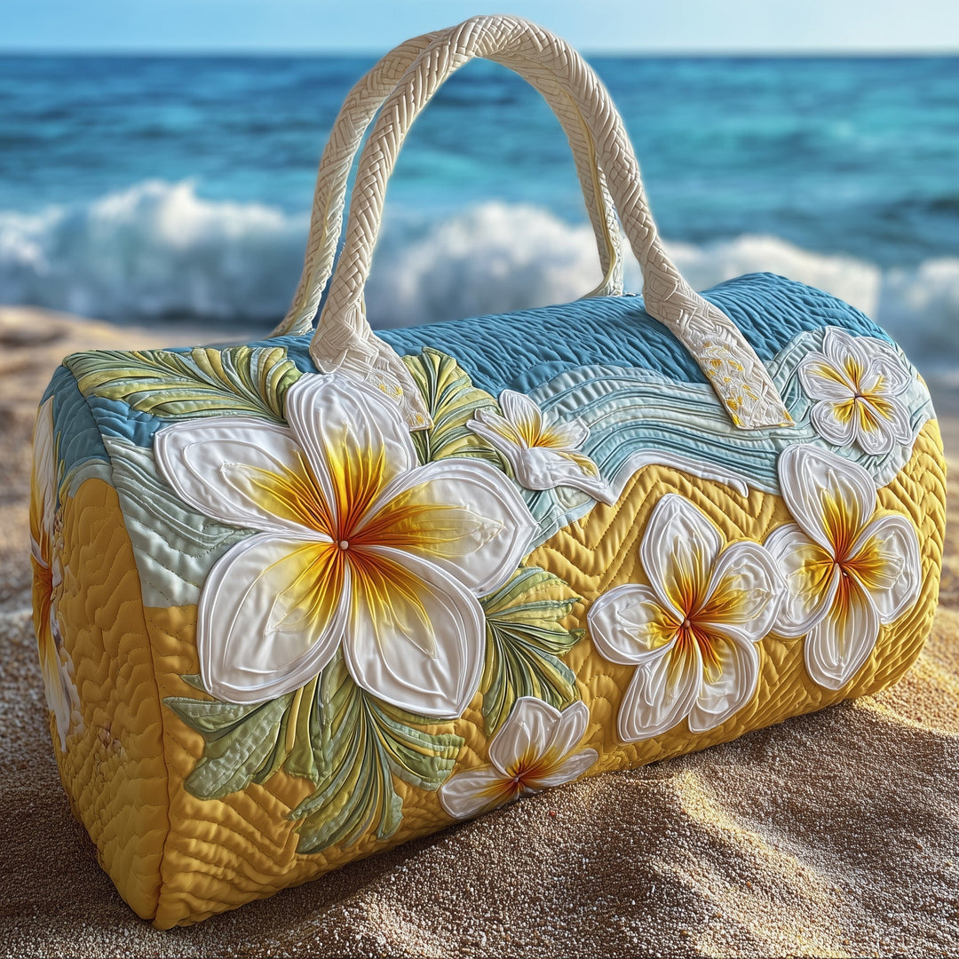 Honorine™ | Plumeria Quilted Weekend Bag