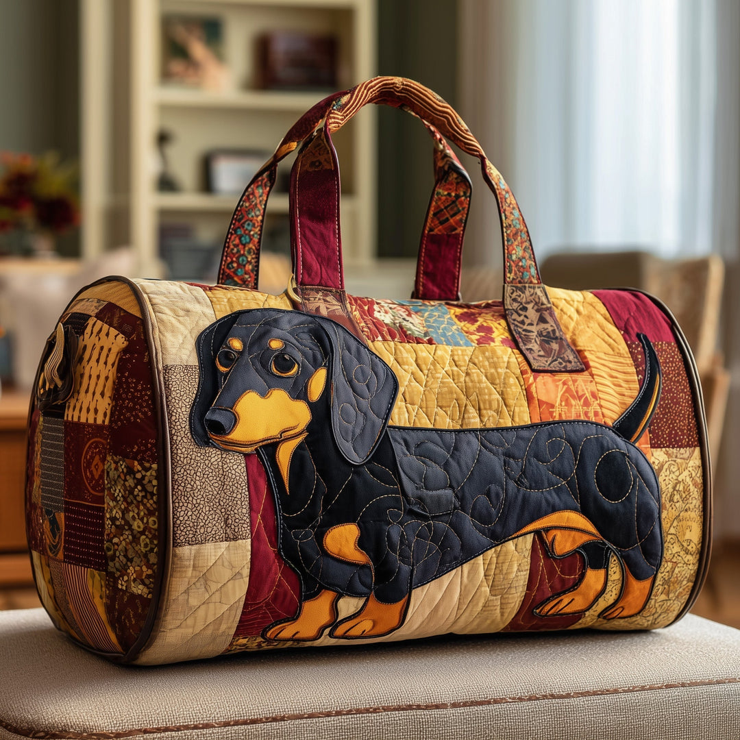 Fernanda™ | Dachshund Quilted Weekend Bag