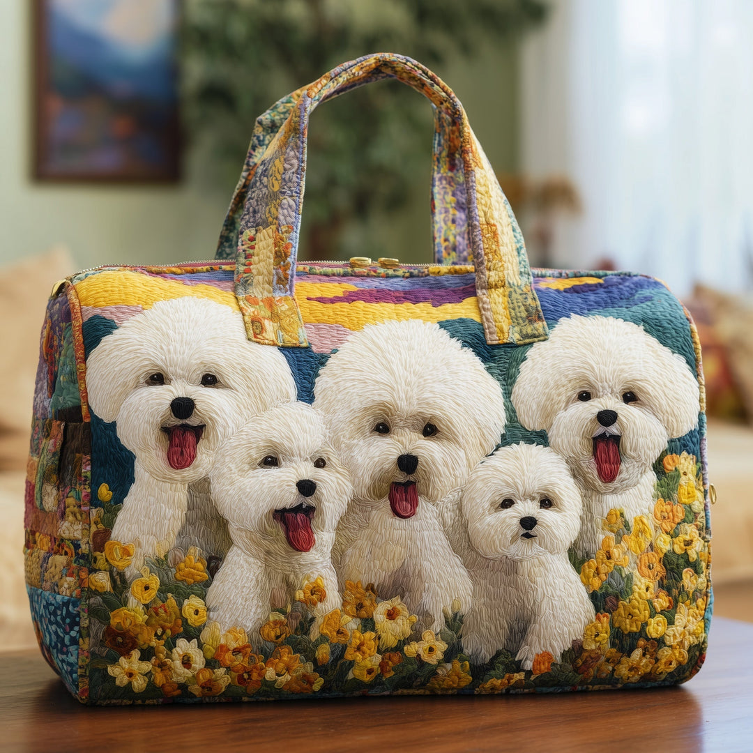 Laurentia™ | Bichon Quilted Weekend Bag