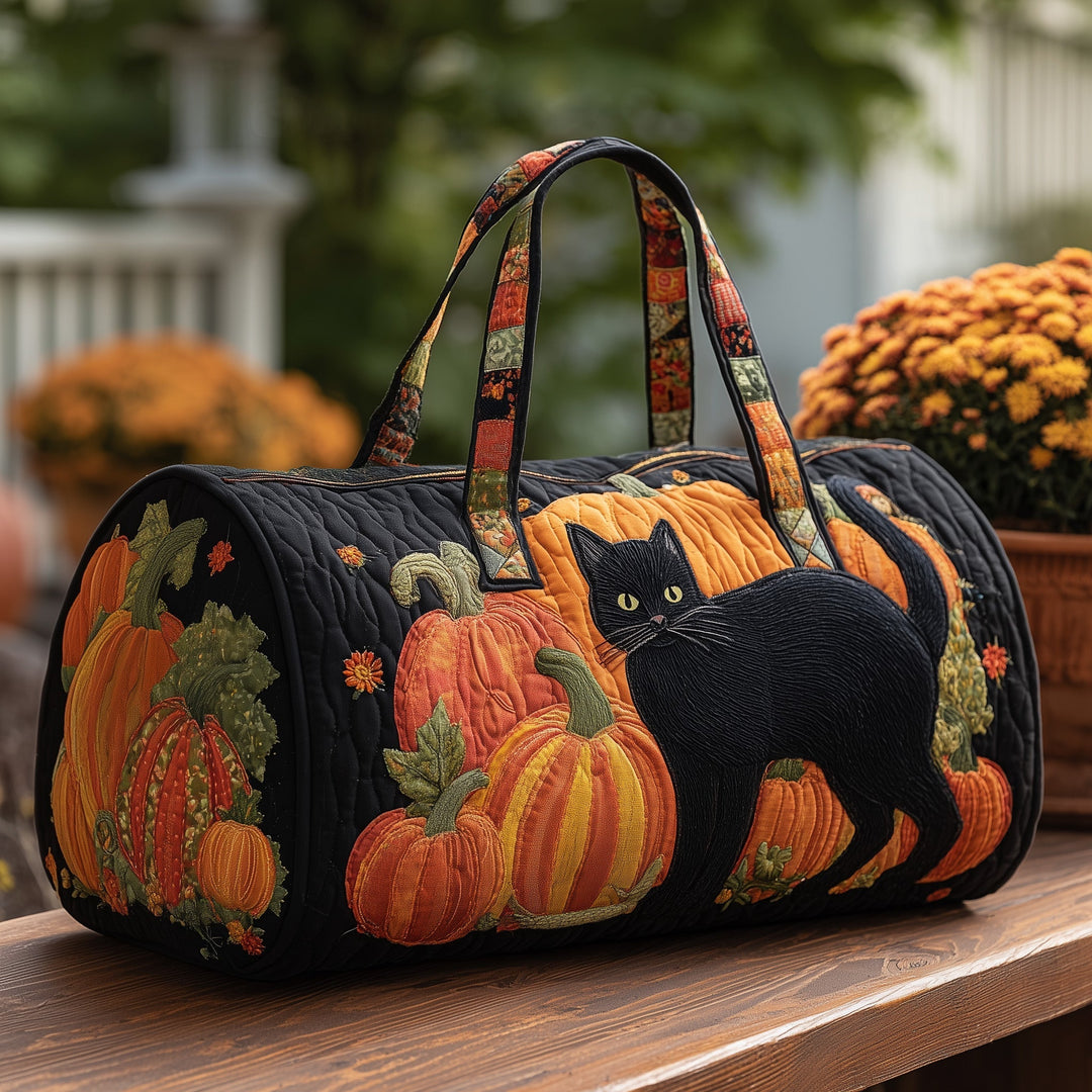 Fabienne™ | Pumpkin Paws Quilted Weekend Bag