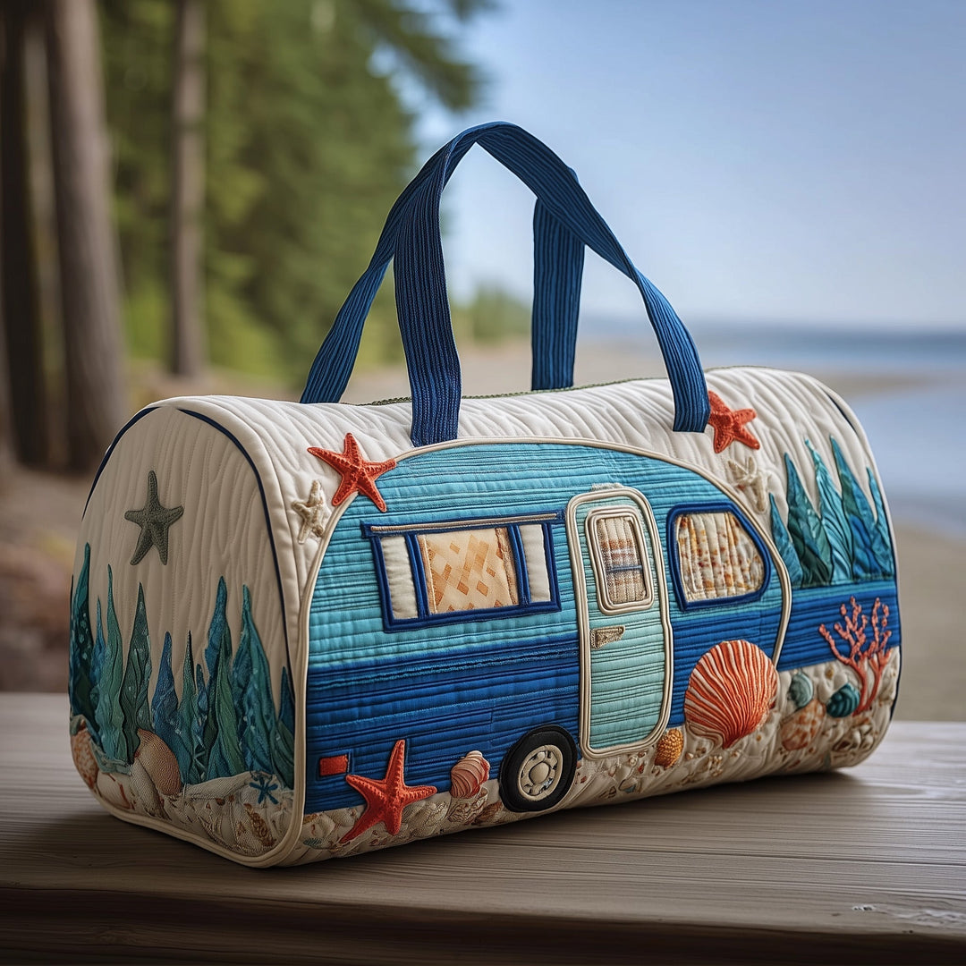 Pleasance™ | Beachside Trailer Quilted Weekend Bag