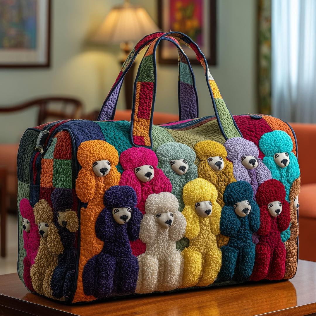 Rhoswen™ | Poodle Quilted Weekend Bag