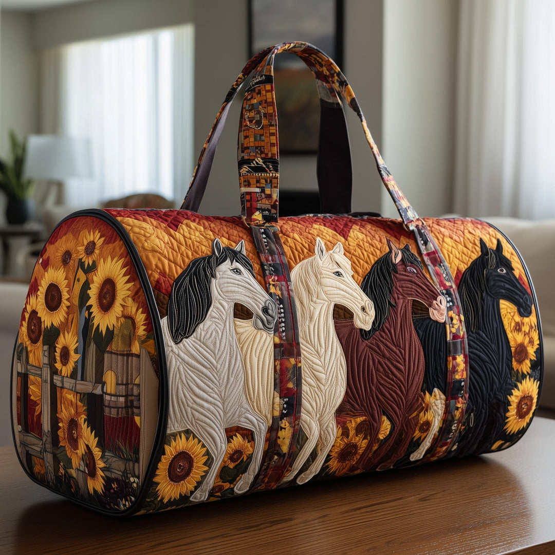 Crispina™ | Rustic Horse Quilted Weekend Bag