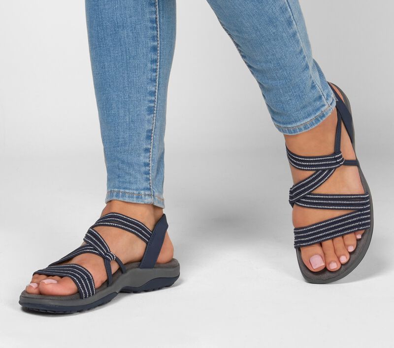 Lightweight Women's Sandals With Elastic Straps And Open Toe