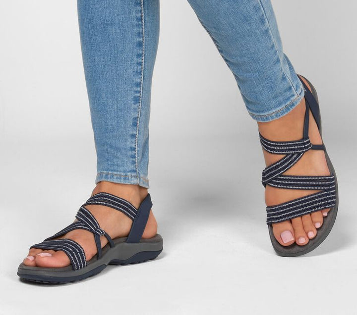 Lightweight Women's Sandals With Elastic Straps And Open Toe