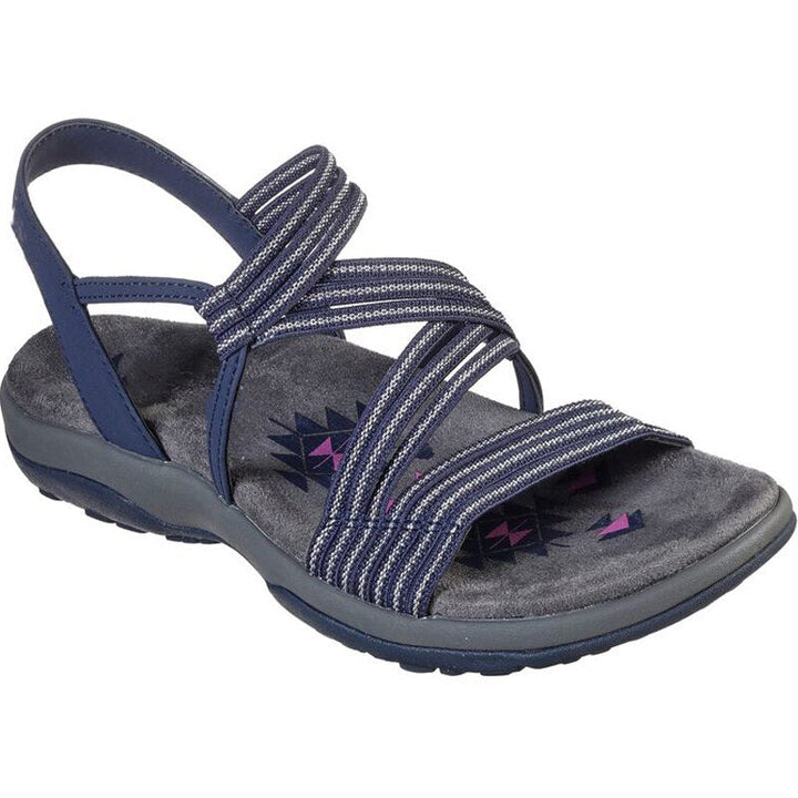 Lightweight Women's Sandals With Elastic Straps And Open Toe