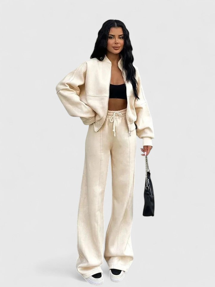 Annabelle | Knit Top and Wide-Leg Trouser Set