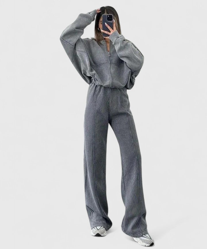 Annabelle | Knit Top and Wide-Leg Trouser Set