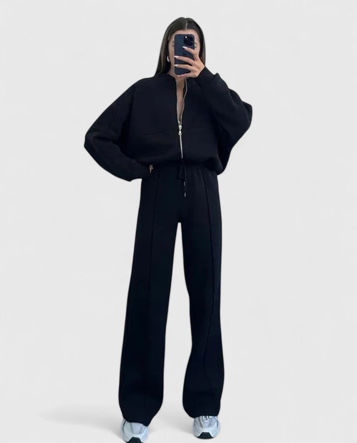 Annabelle | Knit Top and Wide-Leg Trouser Set