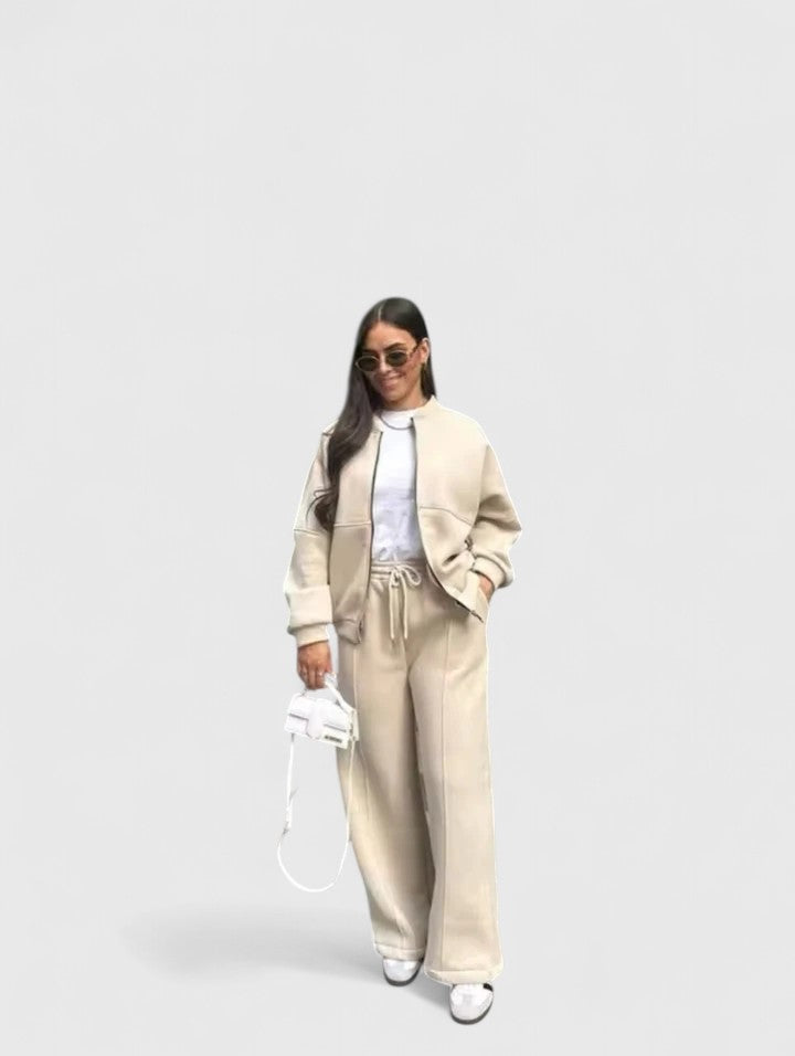 Annabelle | Knit Top and Wide-Leg Trouser Set