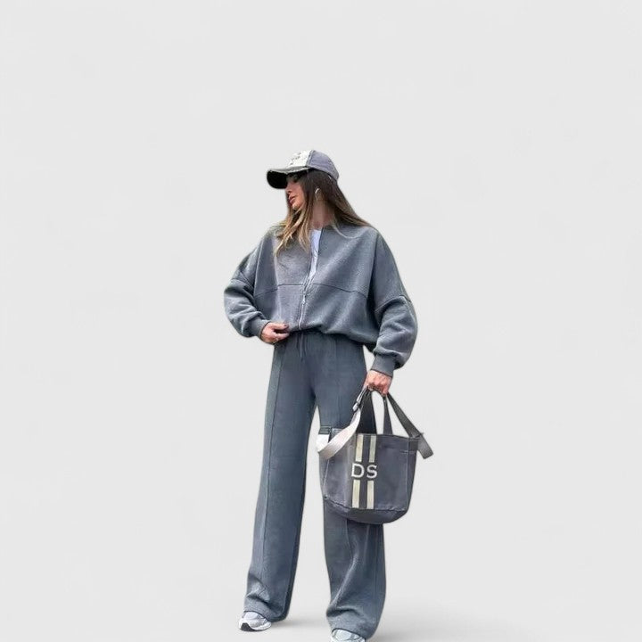 Annabelle | Knit Top and Wide-Leg Trouser Set