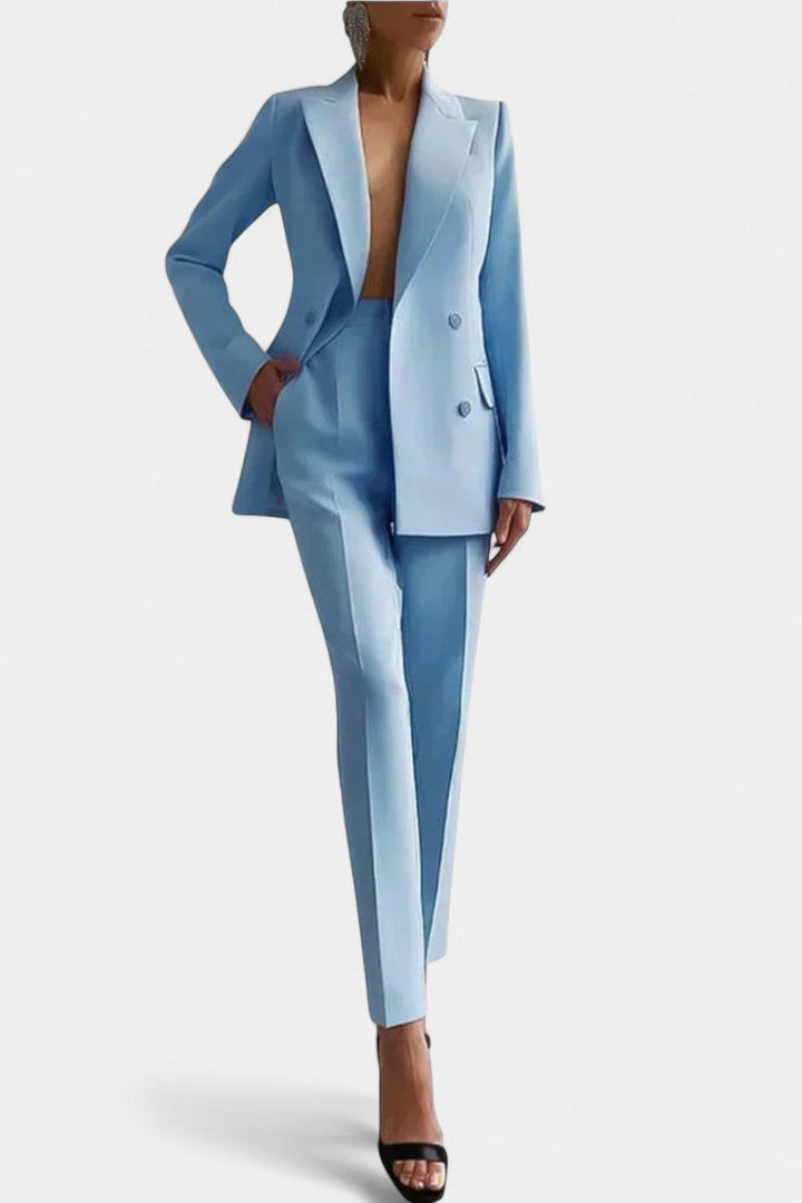 Jolene Tailored Blazer & Chic Wide-Leg Trousers
