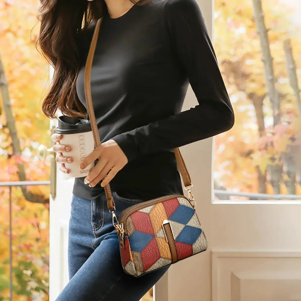 Luna Patchwork Mini Crossbody Purse