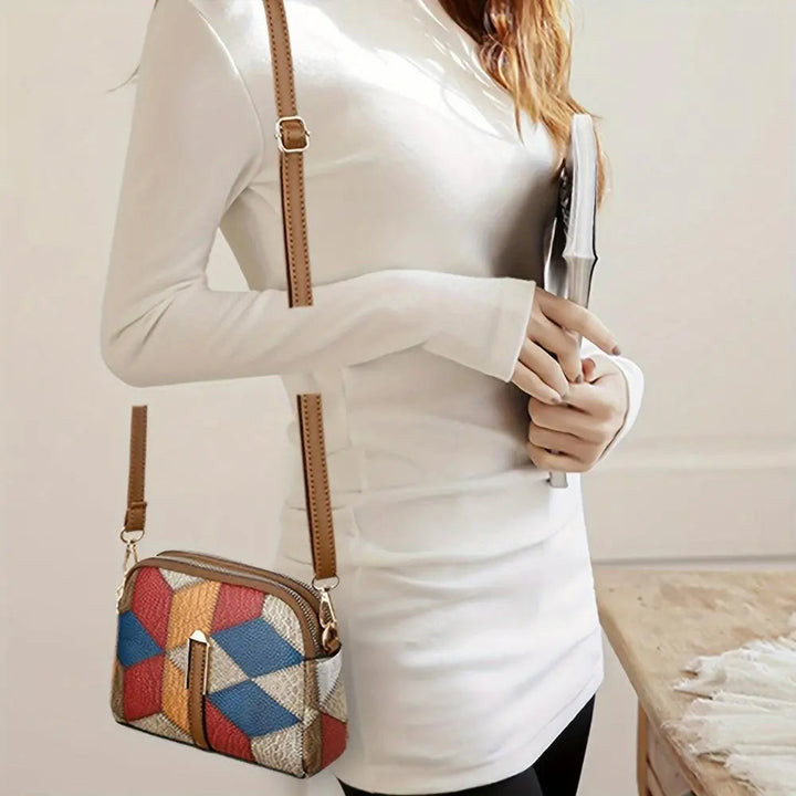 Luna Patchwork Mini Crossbody Purse