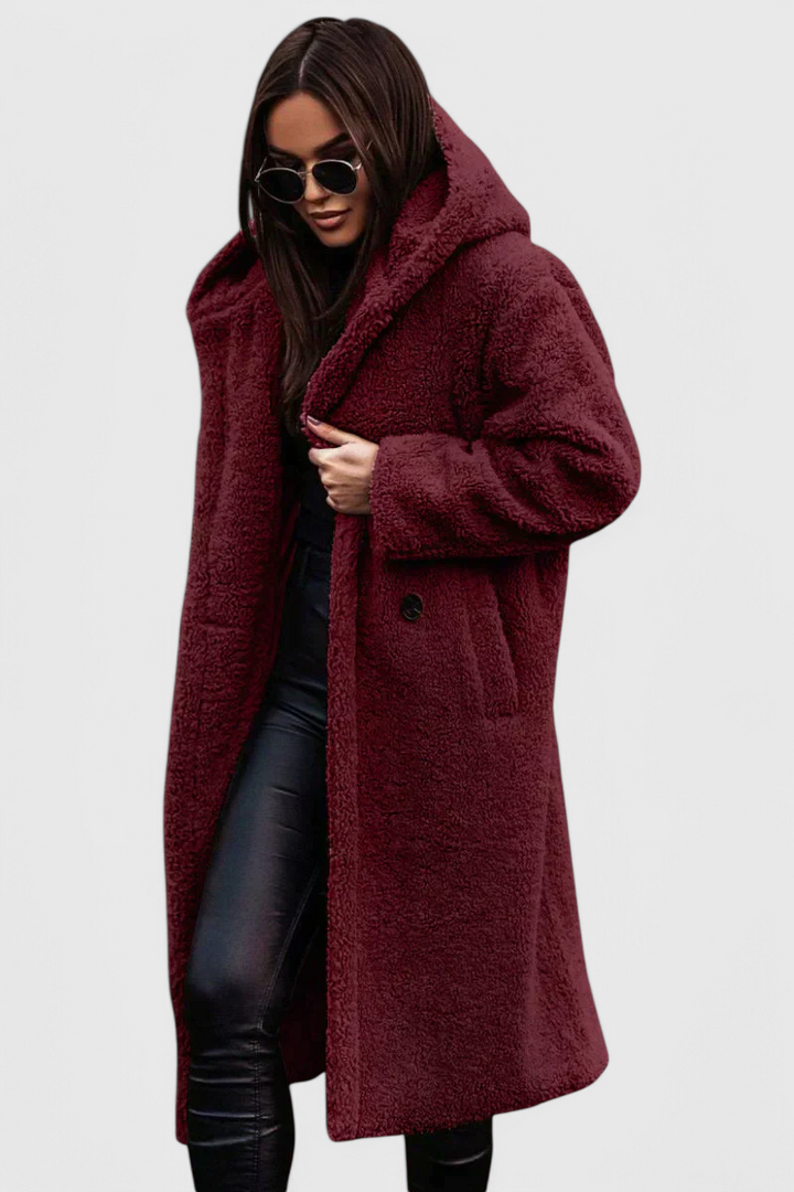 Mila Relaxed Fit Long Soft Fur Coat