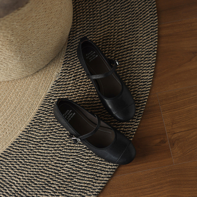 Sela Genuine Leather Flats