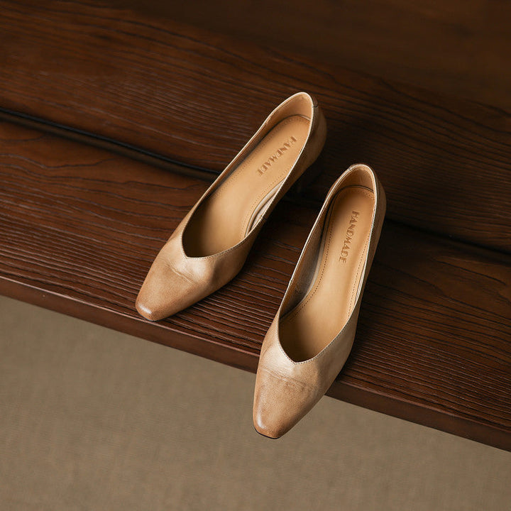 Lila | Pointed Block Heels
