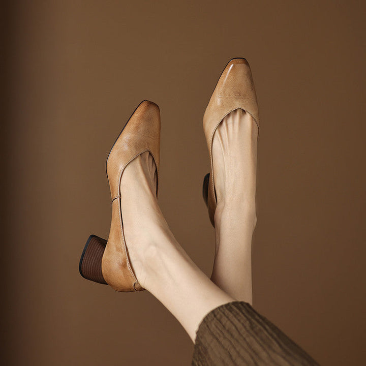 Lila | Pointed Block Heels