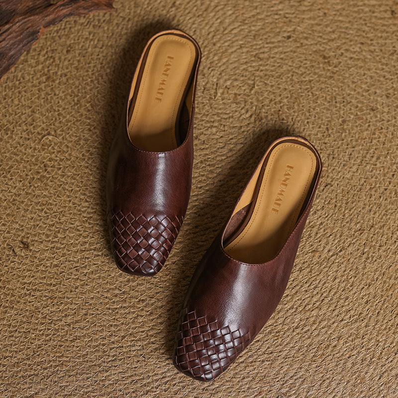 Dalvi Genuine Leather-Mules