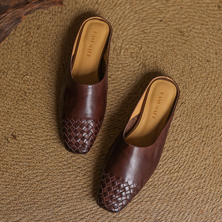 Dalvi Genuine Leather-Mules