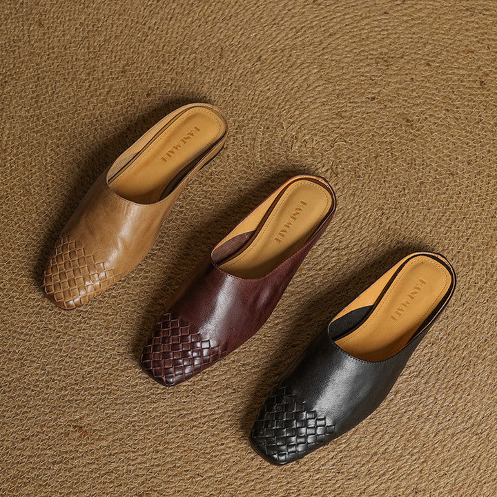 Dalvi Genuine Leather-Mules