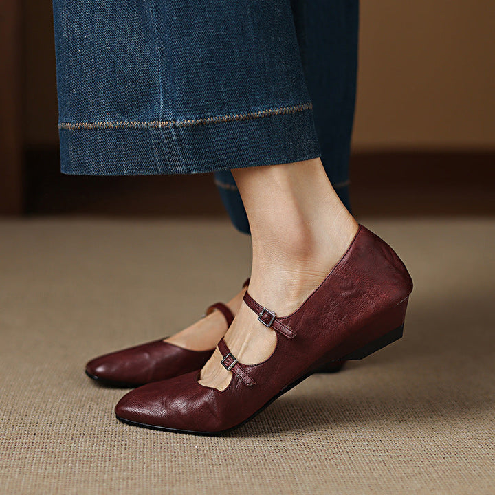 Orik Genuine Leather Flats
