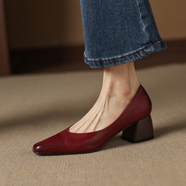 Lila | Pointed Block Heels