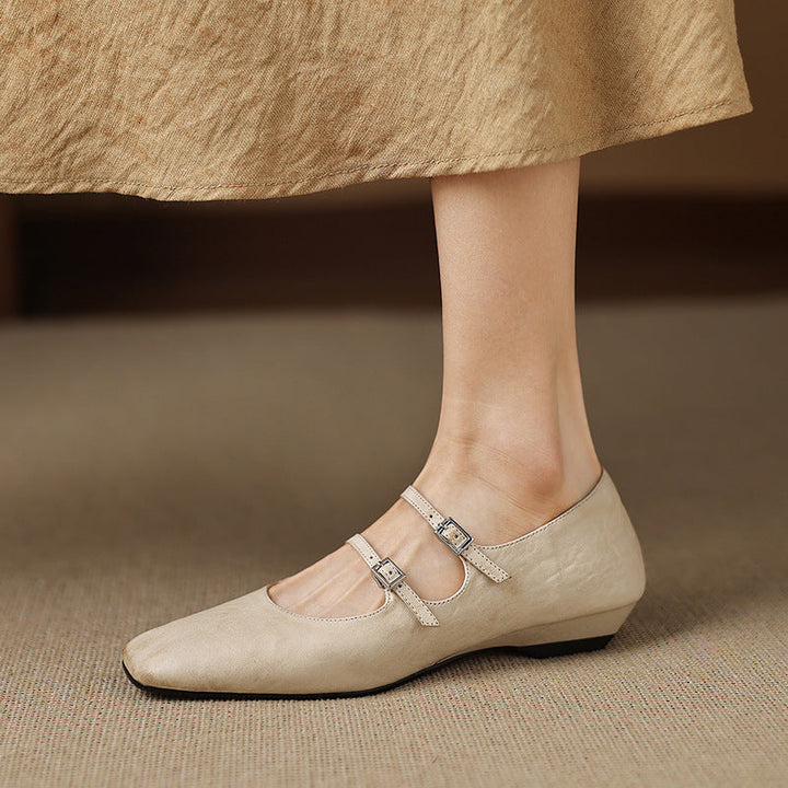 Orik Genuine Leather Flats