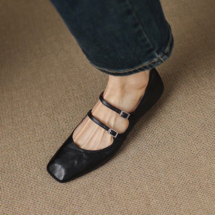 Orik Genuine Leather Flats