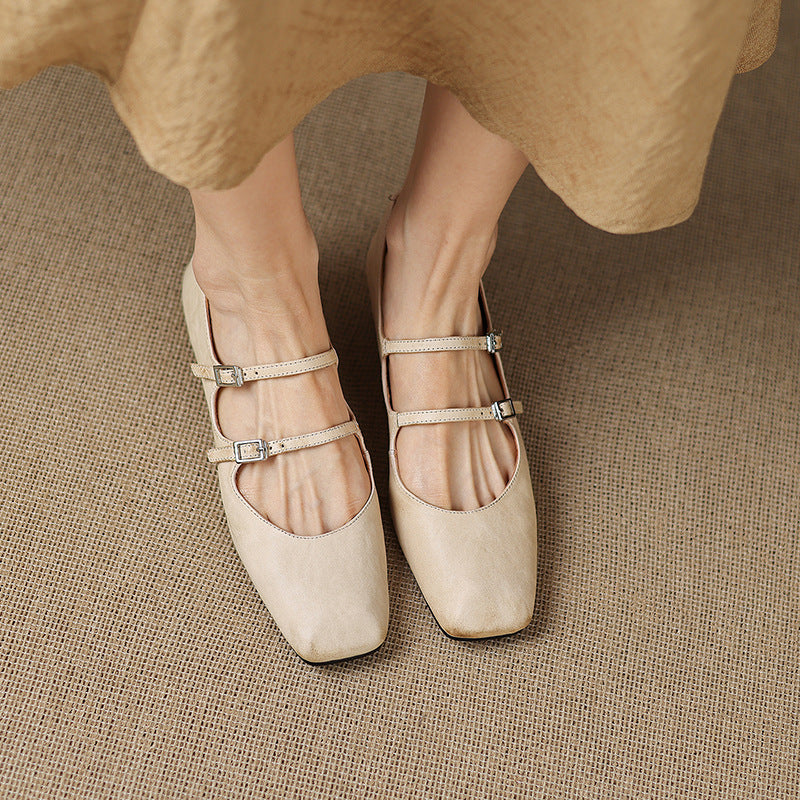 Orik Genuine Leather Flats