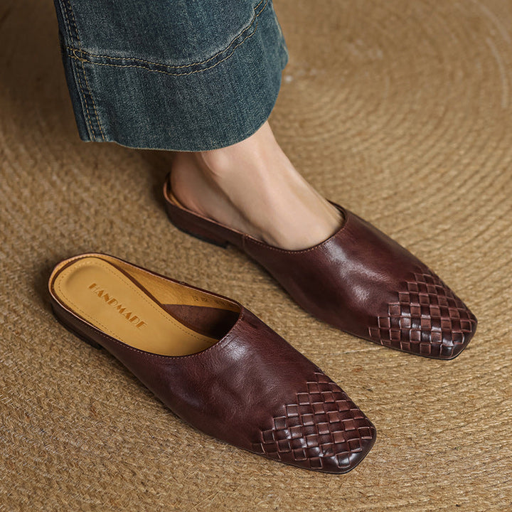 Dalvi Genuine Leather-Mules