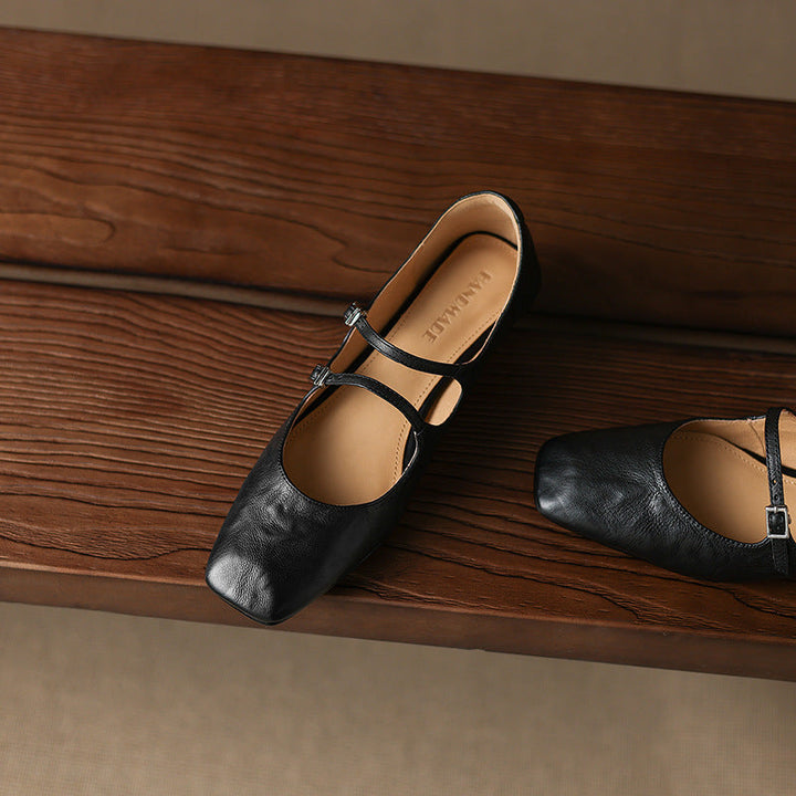 Orik Genuine Leather Flats