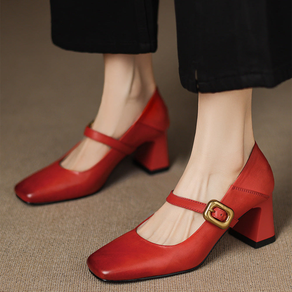 Kelis Genuine Leather Heels