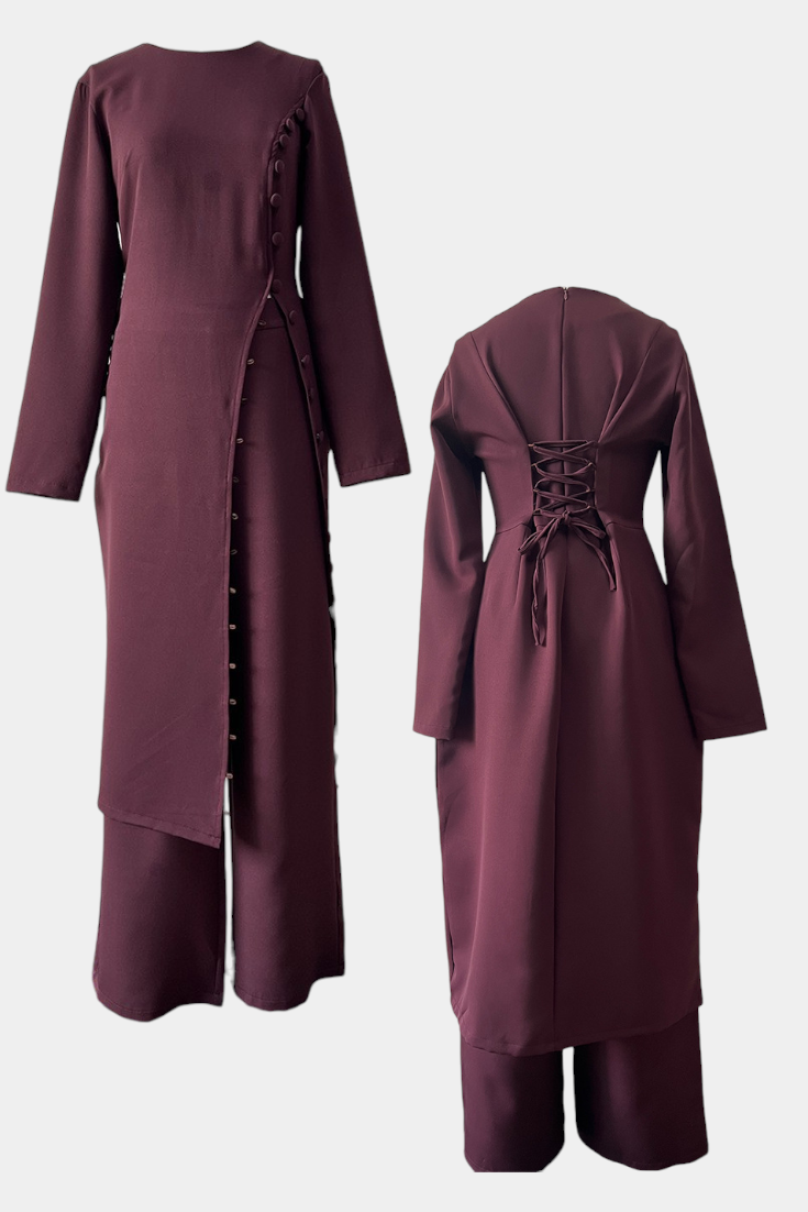 Melissa Lightweight Button-Up Casual Set